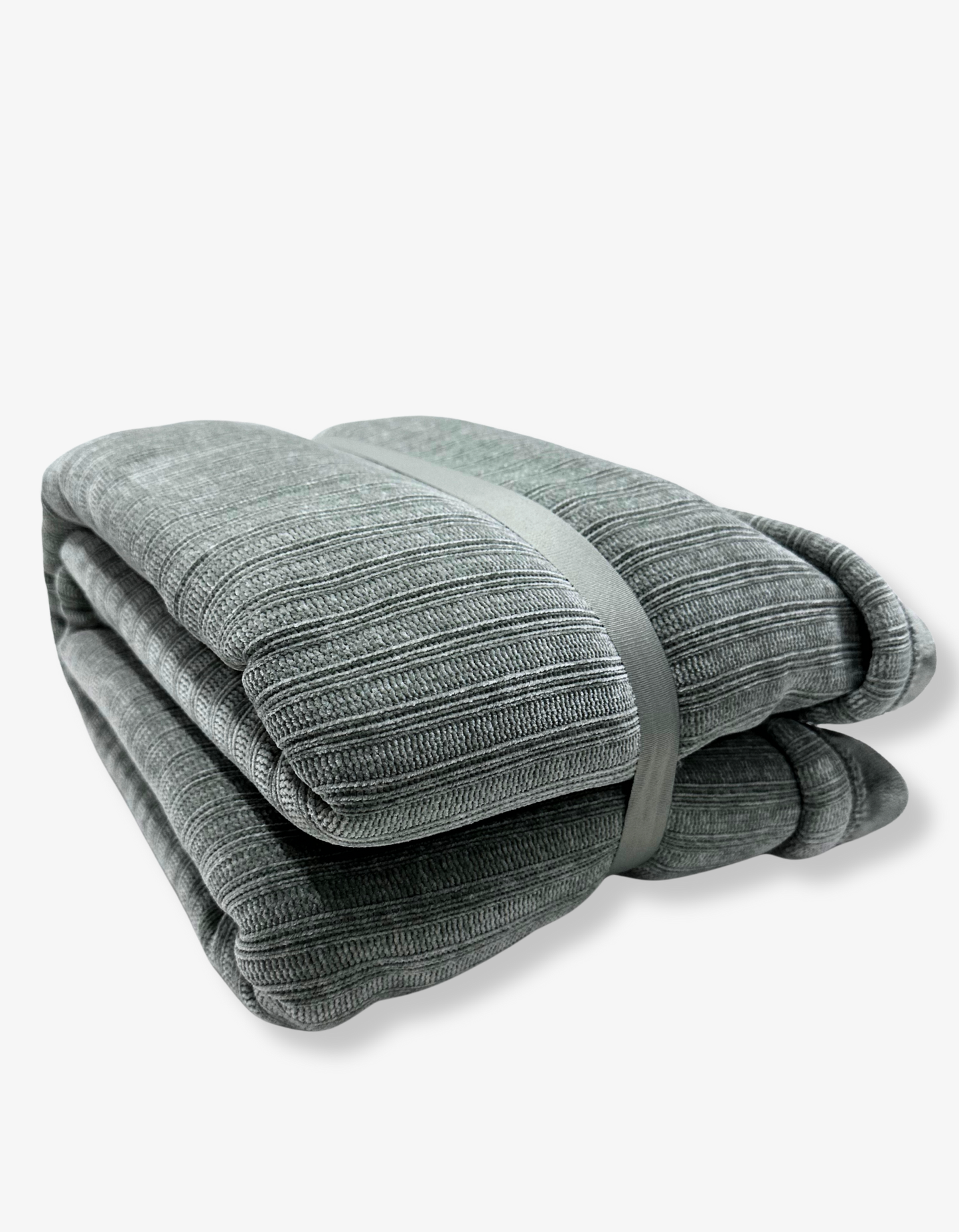 Chenille Knit Blanket - Sage Green