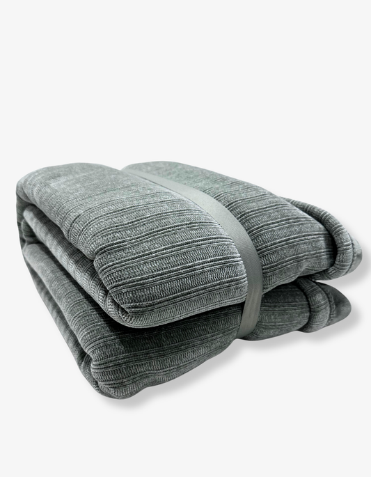 Chenille Knit Blanket - Sage Green