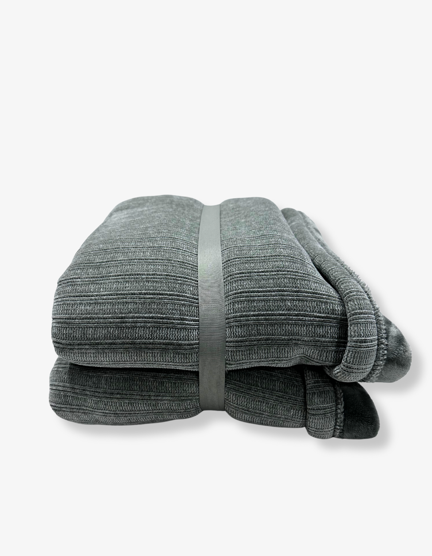 Chenille Knit Blanket - Sage Green