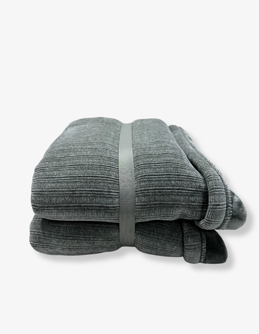 Chenille Knit Blanket - Sage Green