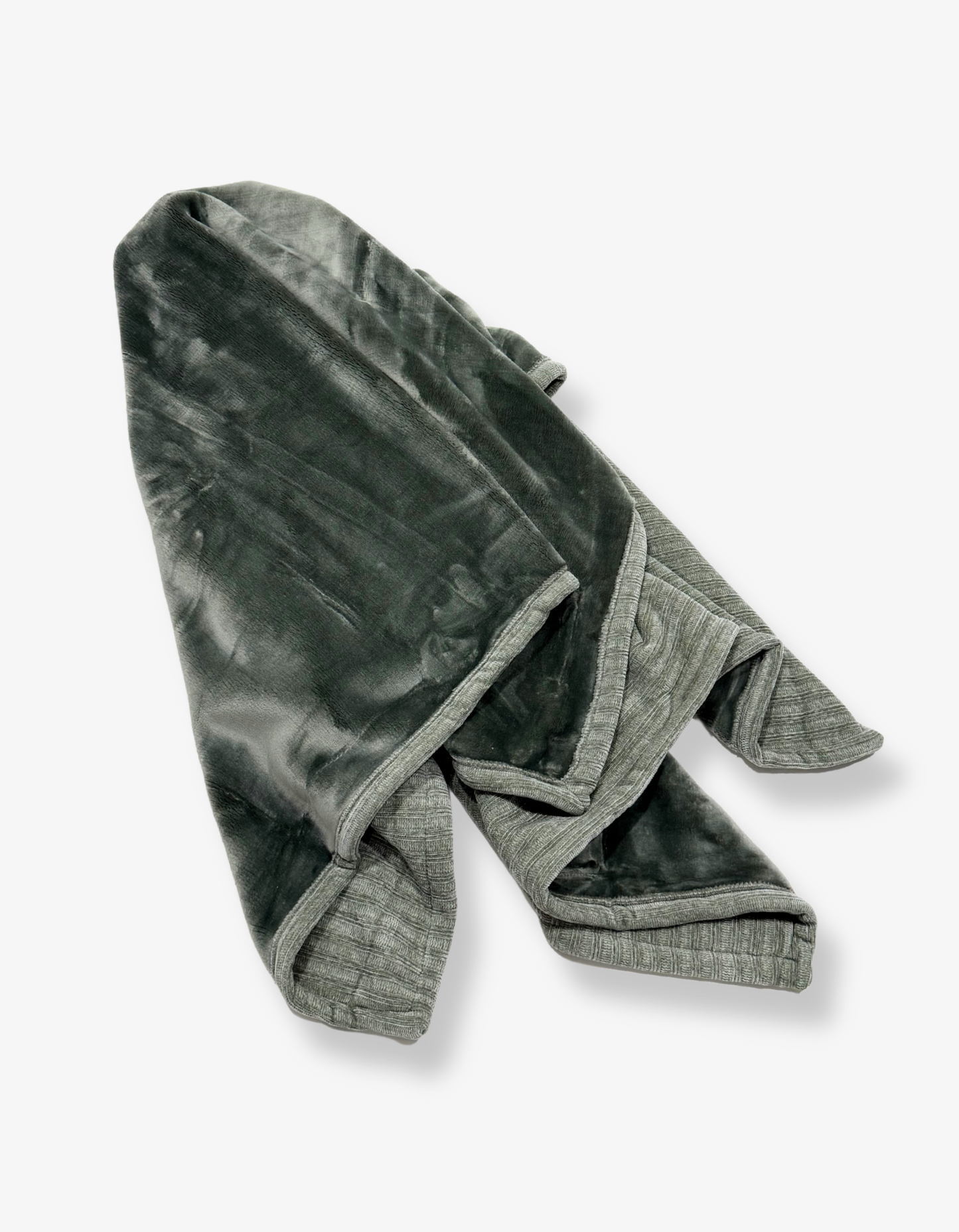 Chenille Knit Blanket - Sage Green