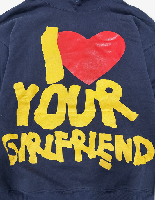 I love your girlfriend (Navy Hoodie)